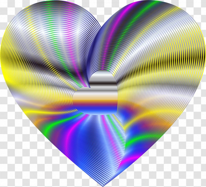 Heart Rainbow Love - Purple Transparent PNG