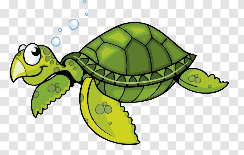 Sea Turtle Cartoon - Piggy Bank - Bubble Tortoise Transparent PNG
