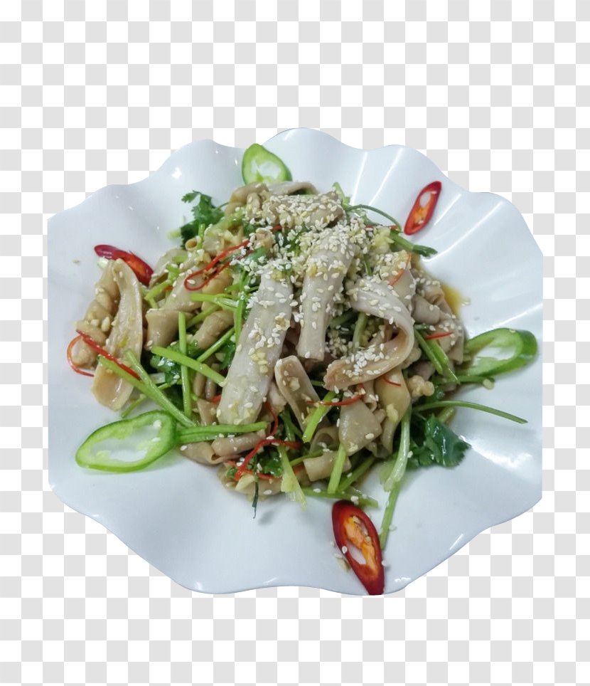 Fattoush Vegetarian Cuisine Caesar Salad Thai Recipe - Food - Ginger Goose Transparent PNG