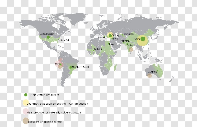 World Map - Vector - Water Resources Transparent PNG