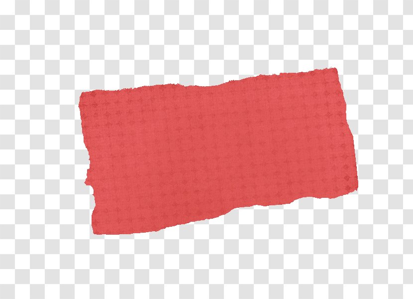 Place Mats Rectangle - Red Transparent PNG