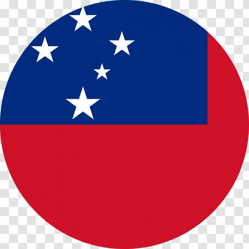 Flag Of Samoa American Curaçao - Blue Transparent PNG