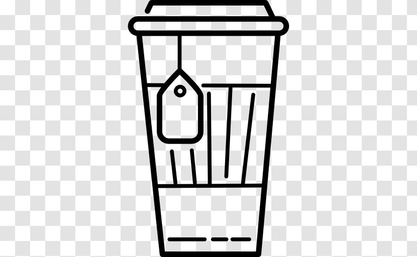 Coffee Take-out Drink Tea Cafe - Black And White - Takeout Cup Transparent PNG