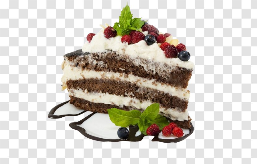 Chantilly Cream Chocolate Cake Torte Black Forest Gateau Fruitcake - Fruit Transparent PNG