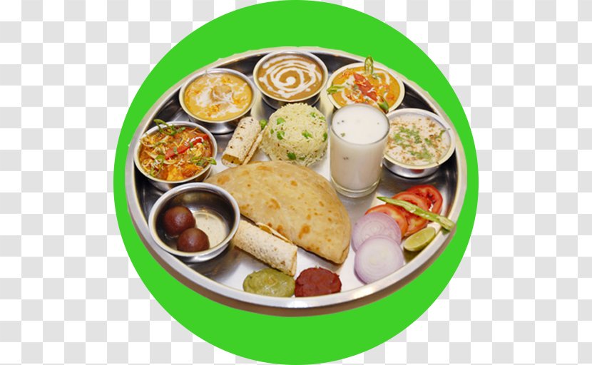 Vegetarian Cuisine Indian Punjabi Thali Food - Meal - Vegetable Transparent PNG