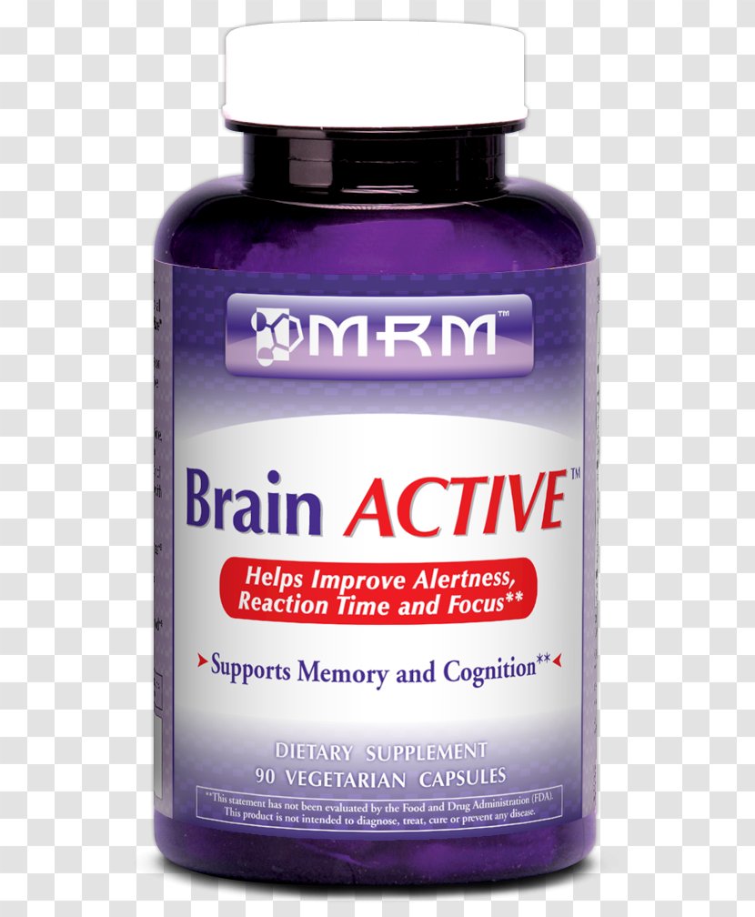 Capsule Dietary Supplement MRM Brain Active Nutraceutical - Vegetarian Cuisine - Seychellois Rupee Transparent PNG