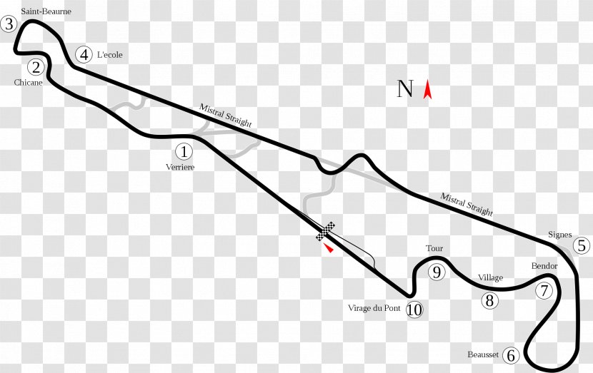 Circuit Paul Ricard Formula 1 French Grand Prix De Nevers Magny-Cours Race Track - Racing Transparent PNG
