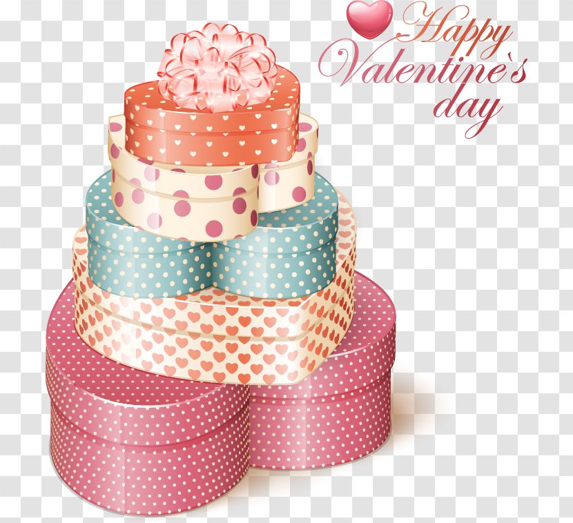 Gift Box Valentine's Day Clip Art - Decorative Transparent PNG
