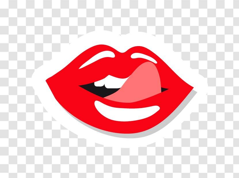 Lip Red Mouth Nose Logo - Symbol Smile Transparent PNG