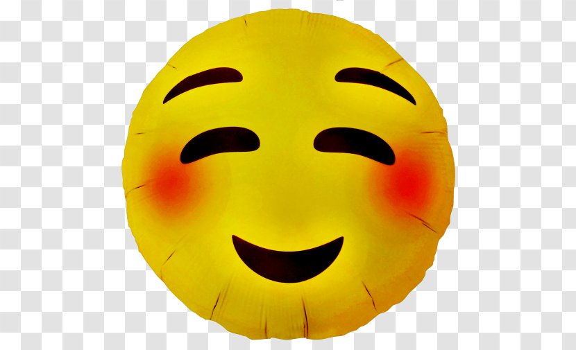 Face With Tears Of Joy Emoji Balloon Smile Emoticon - Toy - Blushing Transparent PNG