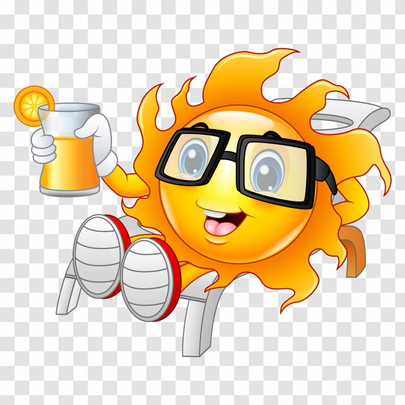 Royalty-free Illustration - Summer Decorate The Sun Transparent PNG