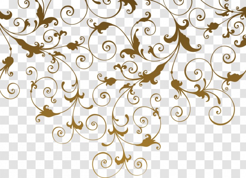 Ornament Pattern - Gold Texture Transparent PNG
