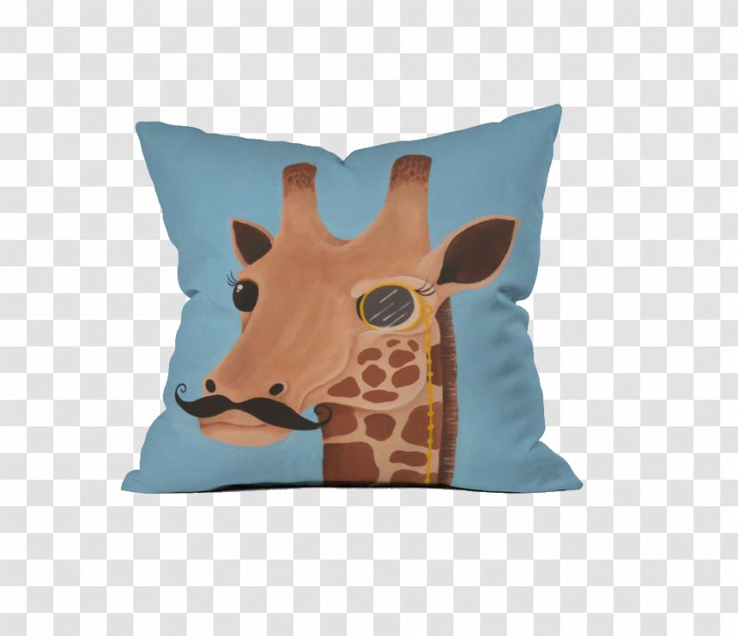 Northern Giraffe Throw Pillow Cushion Duvet Transparent PNG