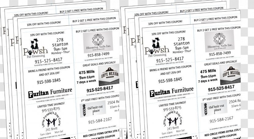 Paper Line Brand Font - Product - Marketing Flyer Transparent PNG