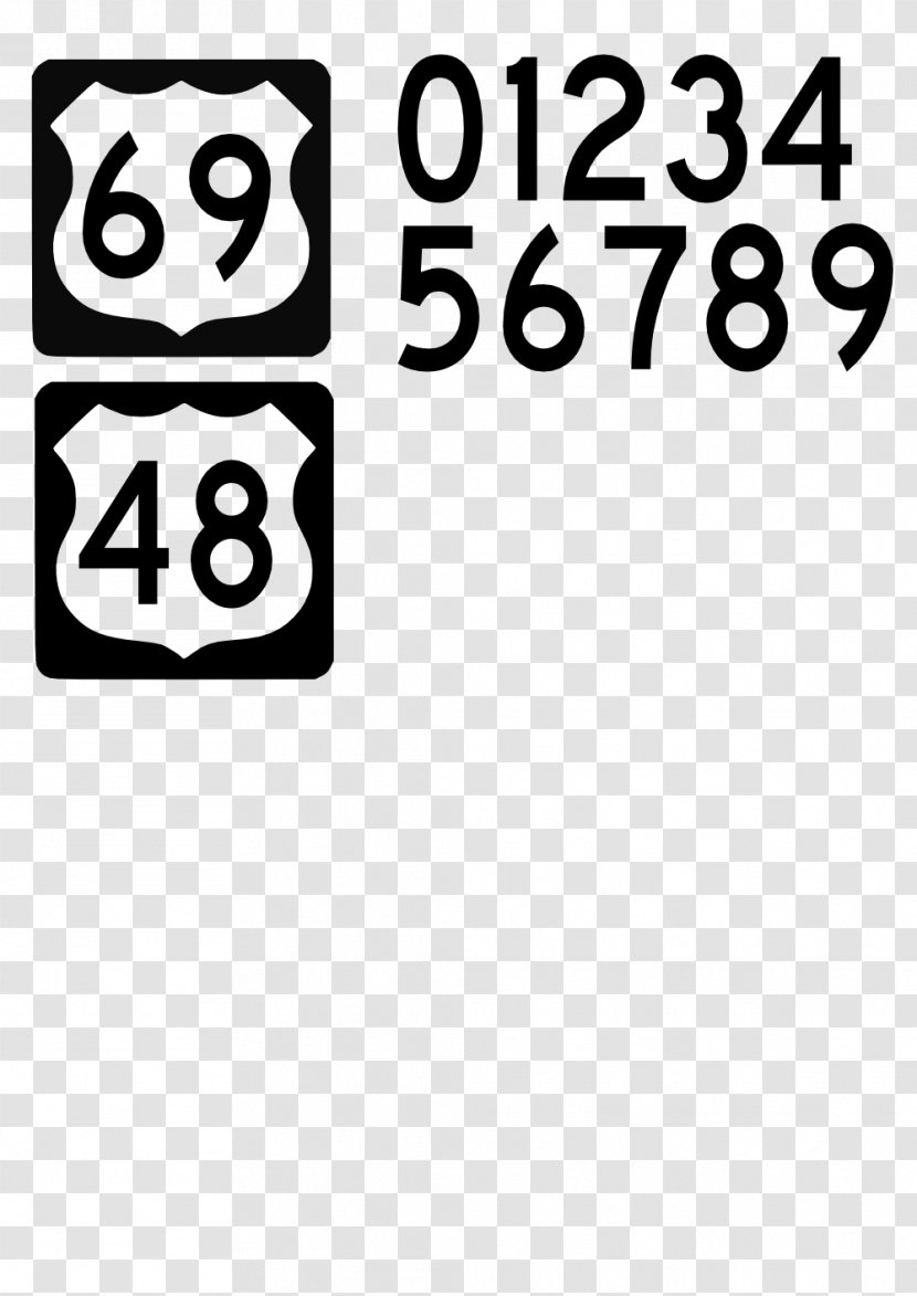 U.S. Route 66 US Interstate Highway System Clip Art - Number - Road Transparent PNG