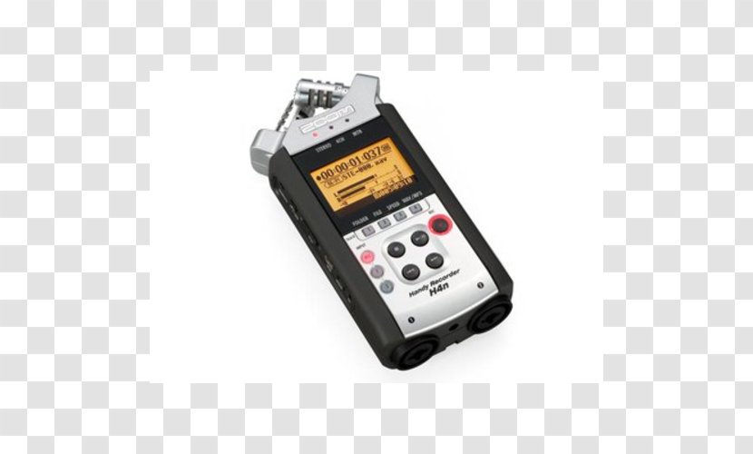 Microphone Digital Audio Zoom H4n Handy Recorder Corporation - H2 Transparent PNG