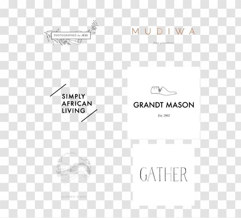 Logo Brand Paper Font Product Design - Black And White - Cape Town Transparent PNG