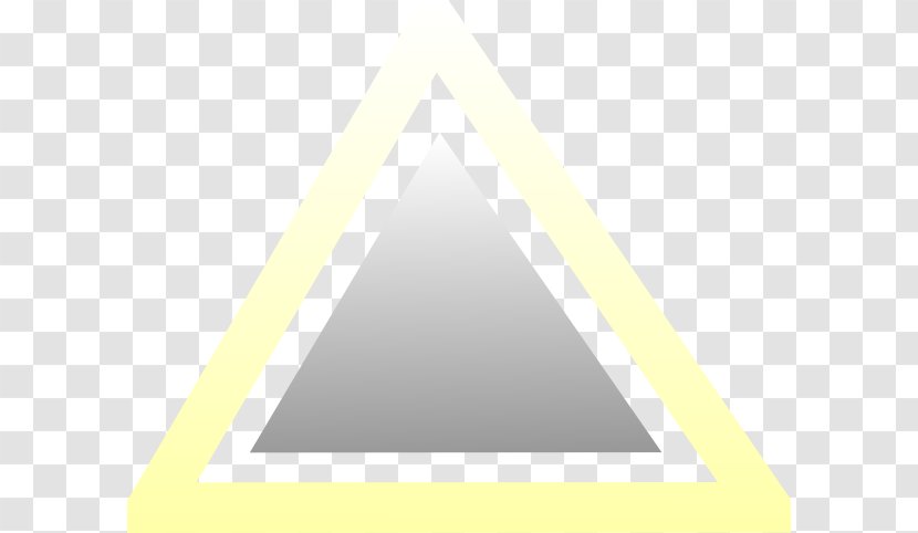 Triangle Font - Yellow Transparent PNG