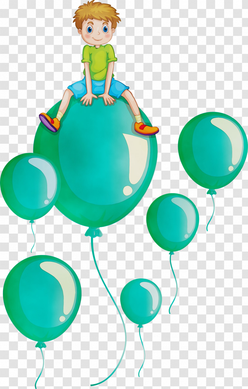 Balloon Turquoise Transparent PNG