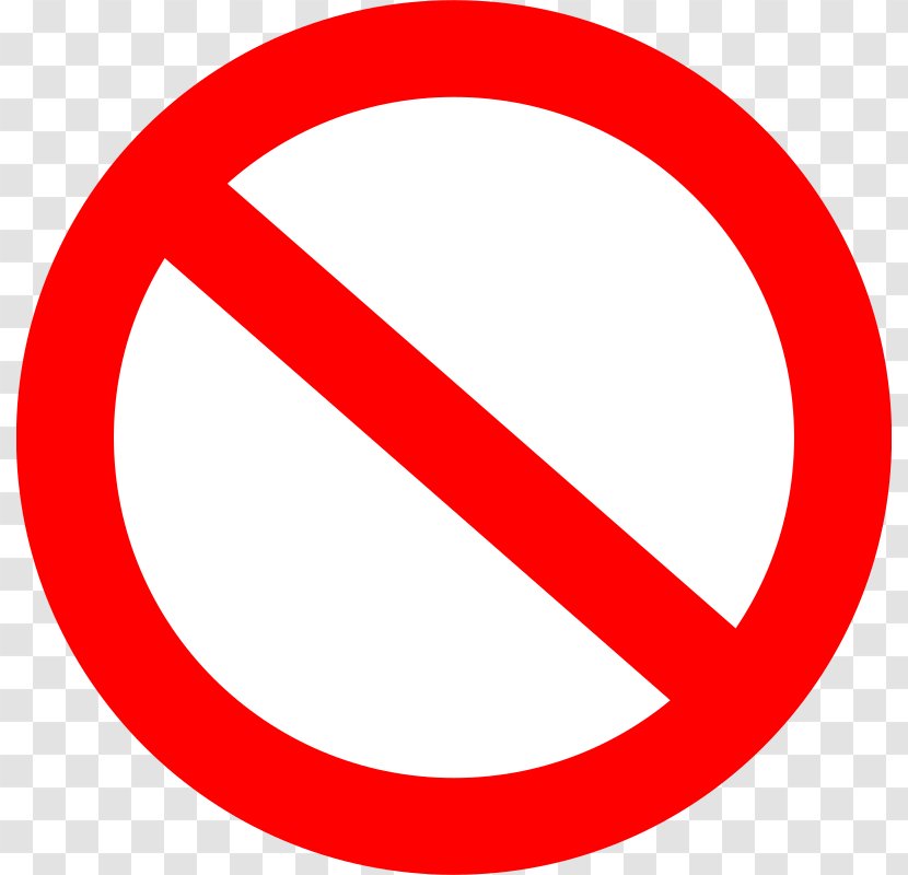 No Symbol Clip Art - Brand - Forbidden Transparent PNG