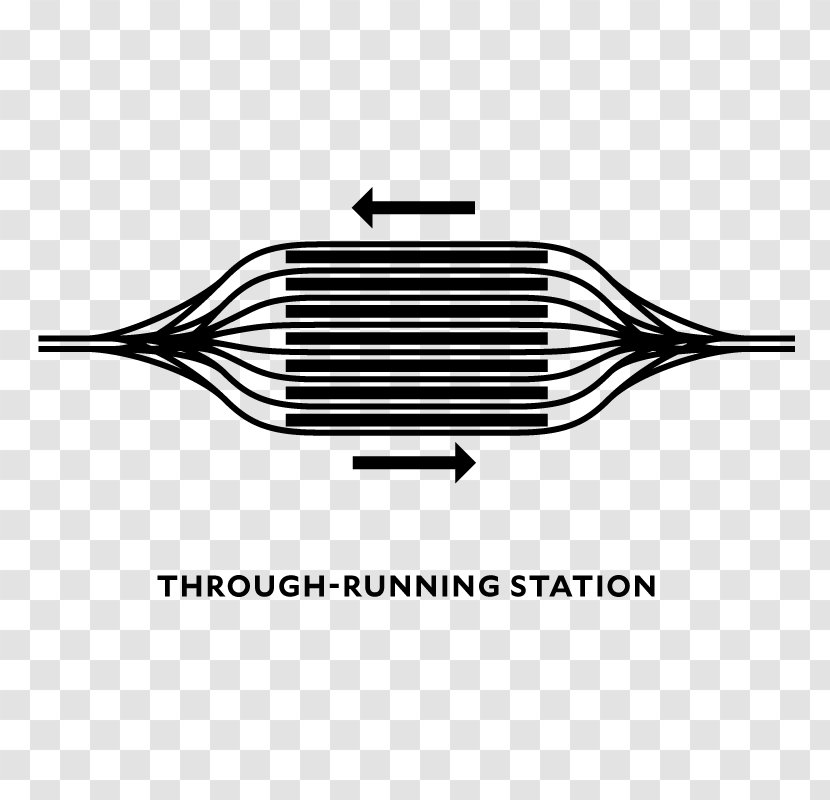 Logo Graphic Design - Black - Through Train Transparent PNG