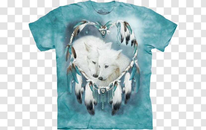 T-shirt Hoodie Gray Wolf Sleeve - Dress - Totem Transparent PNG