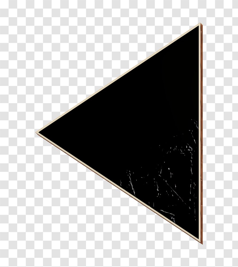 Left Icon Triangle - Black - Blackandwhite Transparent PNG