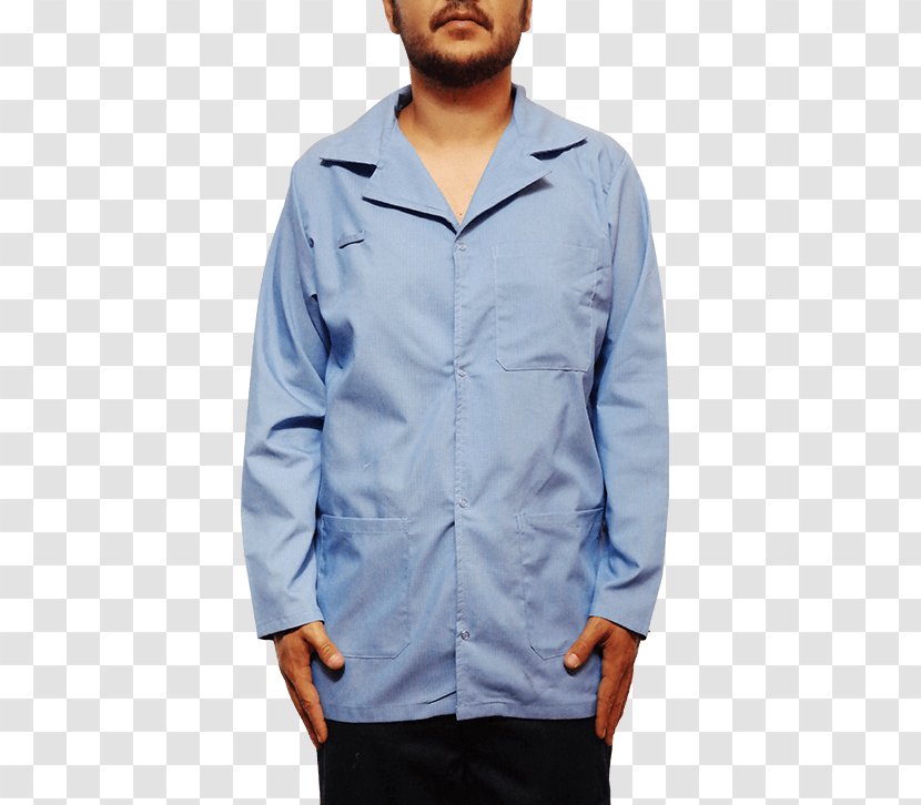 Lab Coats Jacket Polyester Cotton Sleeve - Textile Transparent PNG