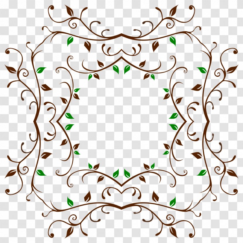 Floral Design Clip Art - Vine - Leaf Transparent PNG