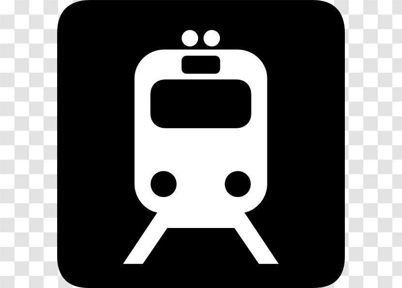 Train Rail Transport Bus Tram Rapid Transit - Traffic Sign - Vector Art Transparent PNG