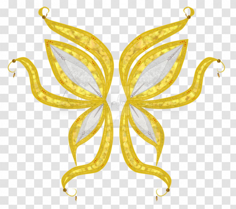 Winx Club: Believix In You DeviantArt Artist - Yellow - Gold Fairy Wings Digital Transparent PNG