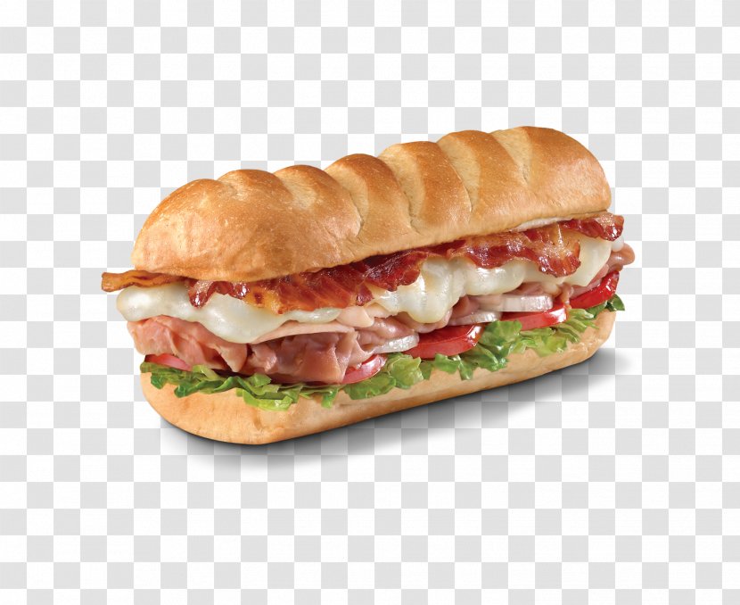Submarine Sandwich Ham Bacon Firehouse Subs Cheese - Salmon Burger Transparent PNG