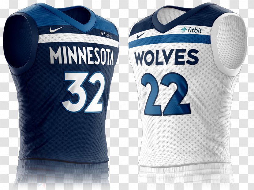2017–18 Minnesota Timberwolves Season T-shirt Sports Fan Jersey NBA - Clothing Transparent PNG