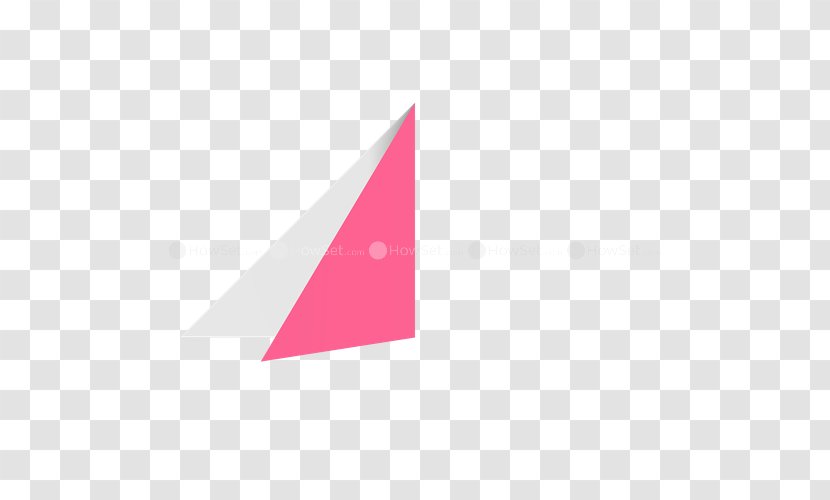 Triangle Origami Paper Logo - Heart Transparent PNG