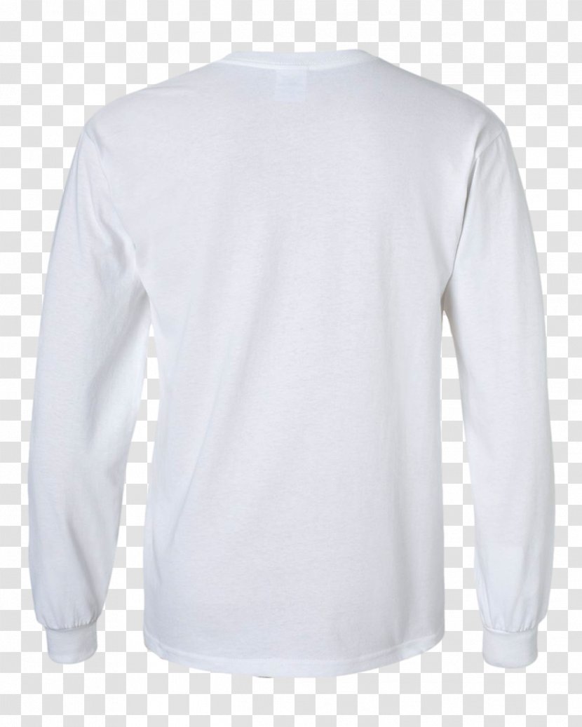 Long-sleeved T-shirt Gildan Activewear - Safety Orange - Long Sleeve Transparent PNG