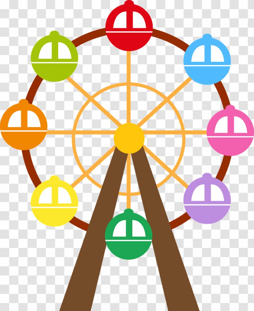 Ferris Wheel Clip Art - Carnival Theme Transparent PNG