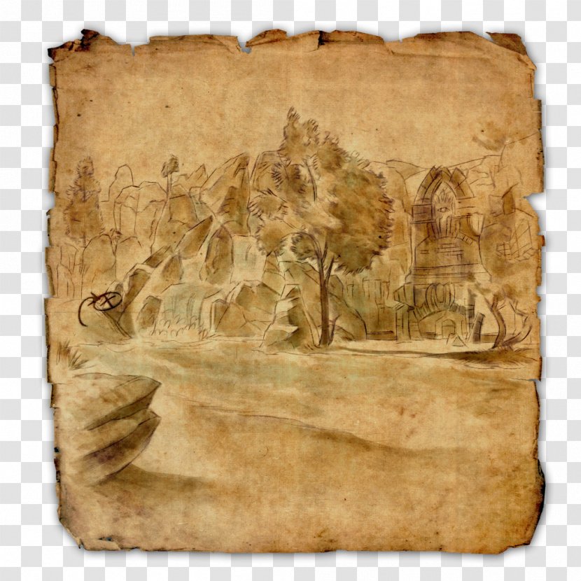 The Elder Scrolls Online Rift Treasure Map - Wood Transparent PNG