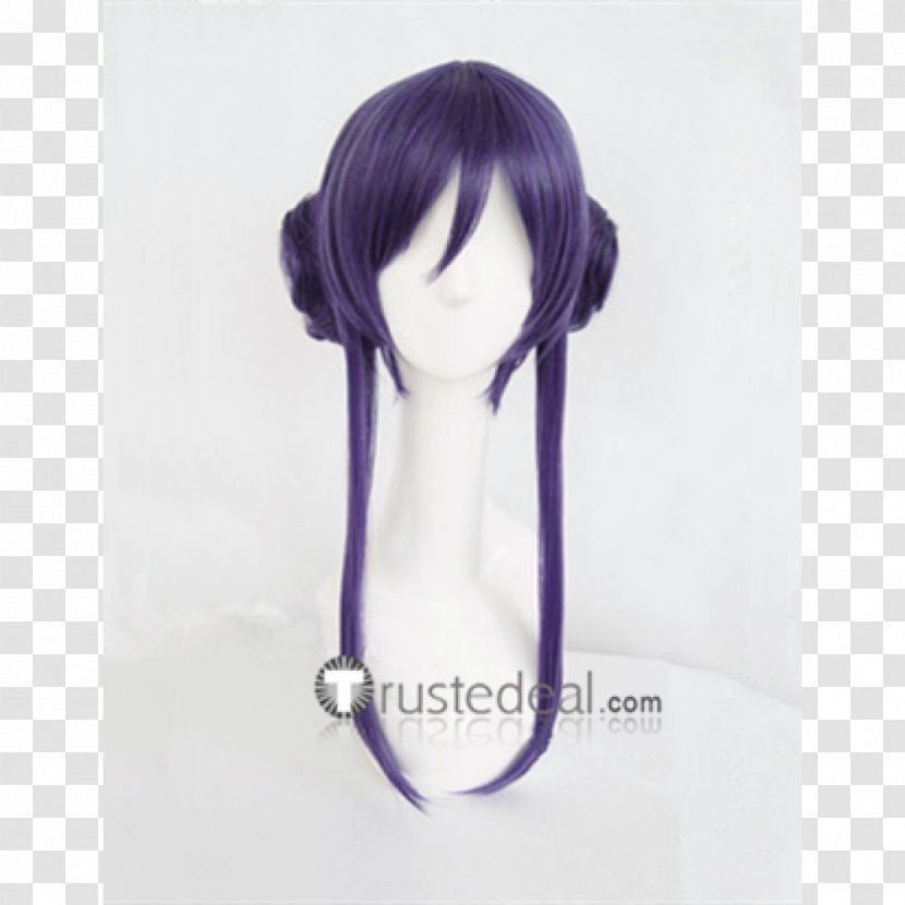 Wig Purple - Violet - Meenah Peixes Cosplay Transparent PNG