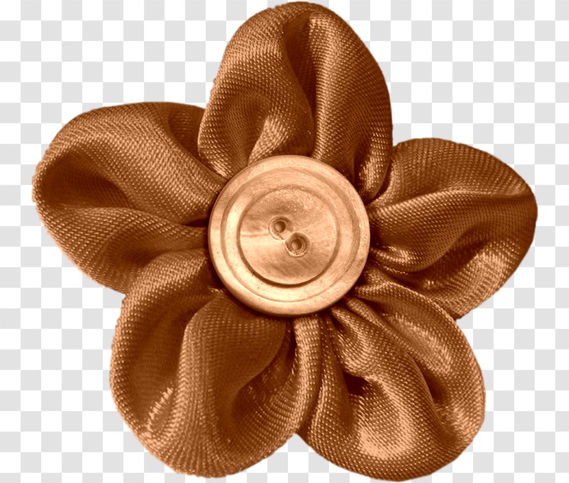 Brown Button Download - Flower - Diy Buttons Flowers Transparent PNG