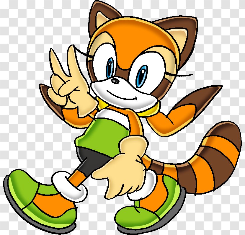 Sonic Rush Adventure Runners The Hedgehog Raccoon Clip Art - Free Content - Pic Transparent PNG
