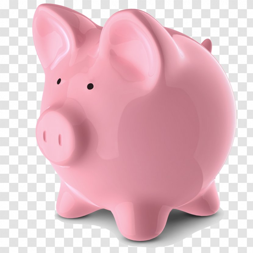 Piggy Bank Money Saving - Pig Transparent PNG
