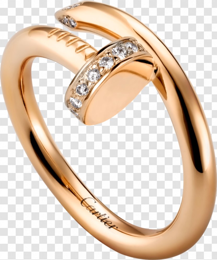 Cartier Ring Diamond Jewellery Colored Gold - Gemstone Transparent PNG