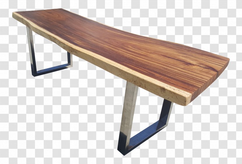 Table Live Edge Dining Room Bench Furniture Transparent PNG