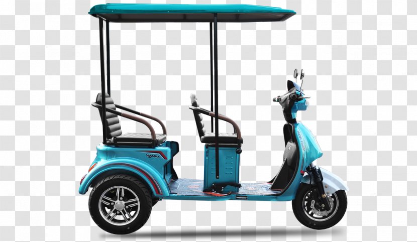 Wheel Scooter Car Electric Vehicle Motorcycle - Golf Cart Transparent PNG