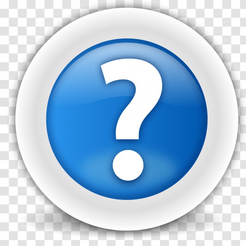 Technical Support User - Trademark - Question Icon Transparent PNG