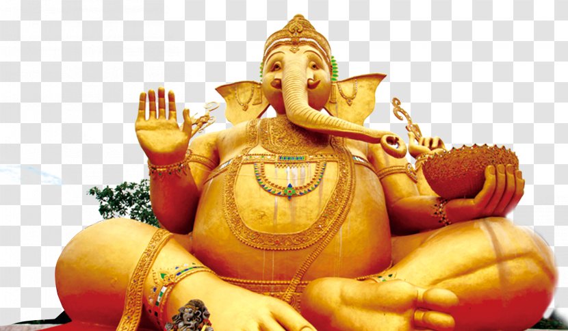 Golden Buddha Statue Tourism In Thailand - Elephant Gold Transparent PNG
