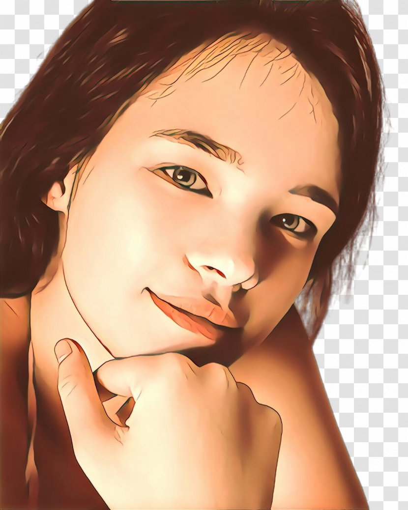 Face Hair Skin Eyebrow Chin - Nose Forehead Transparent PNG