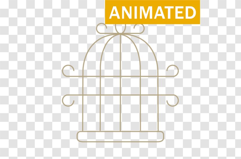Animated Film Clip Art - Motion Graphics - Cage Gold Transparent PNG