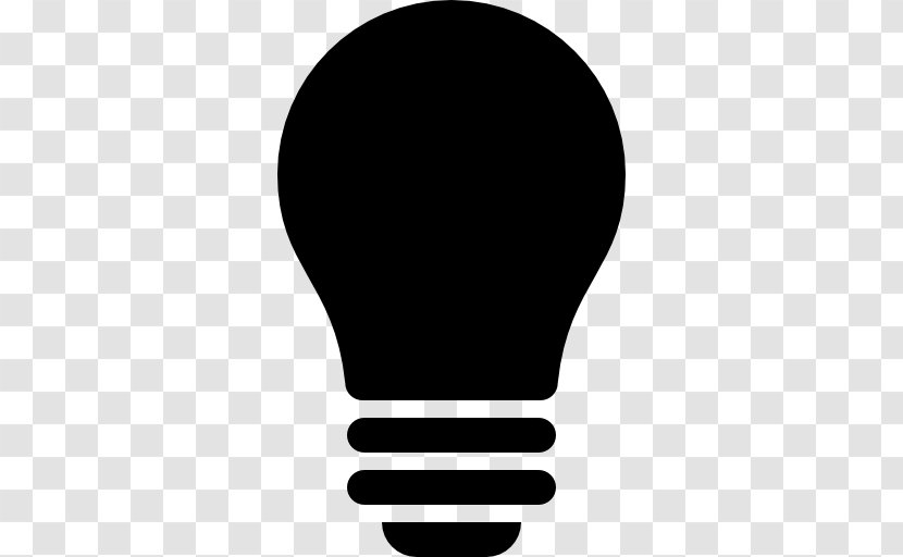 Incandescent Light Bulb Blacklight Lamp - Black Transparent PNG