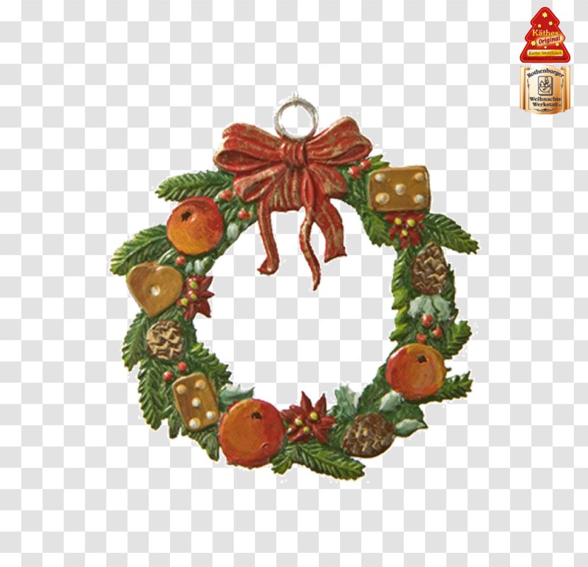 Christmas Ornament Day Decoration Wreath Gingerbread - Helping Hands Transparent PNG